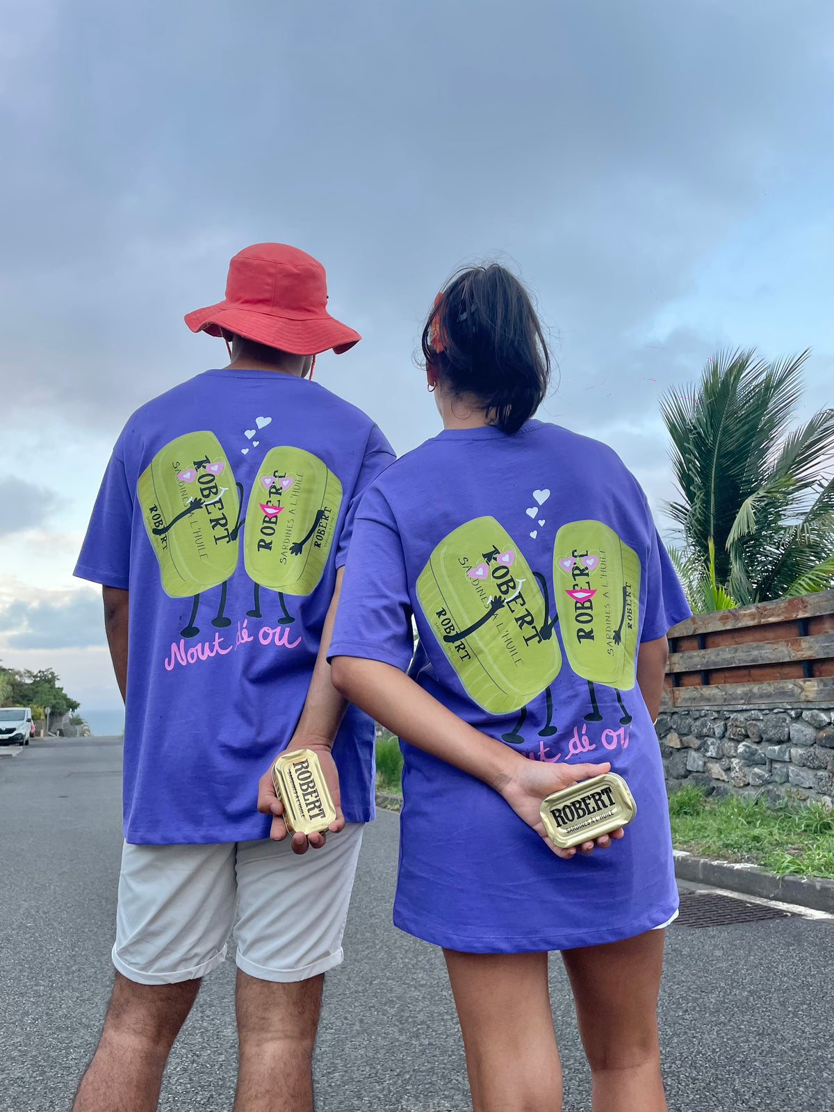 T-shirt Sardines Robert — "Nout dé ou"