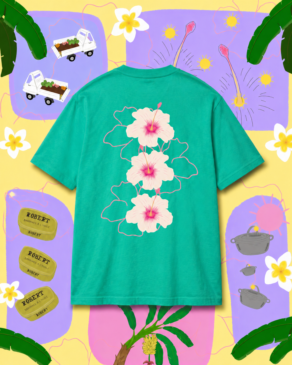 T-shirt Hibiscus