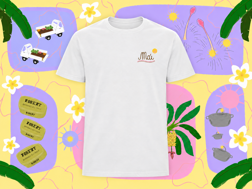 T-shirt Manapany blanc