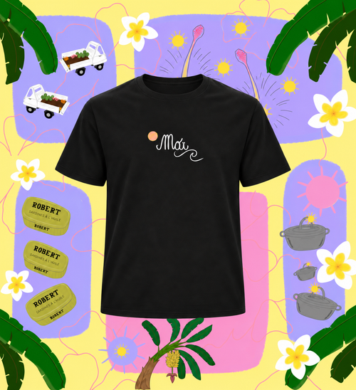 T-shirt  Manapany noir