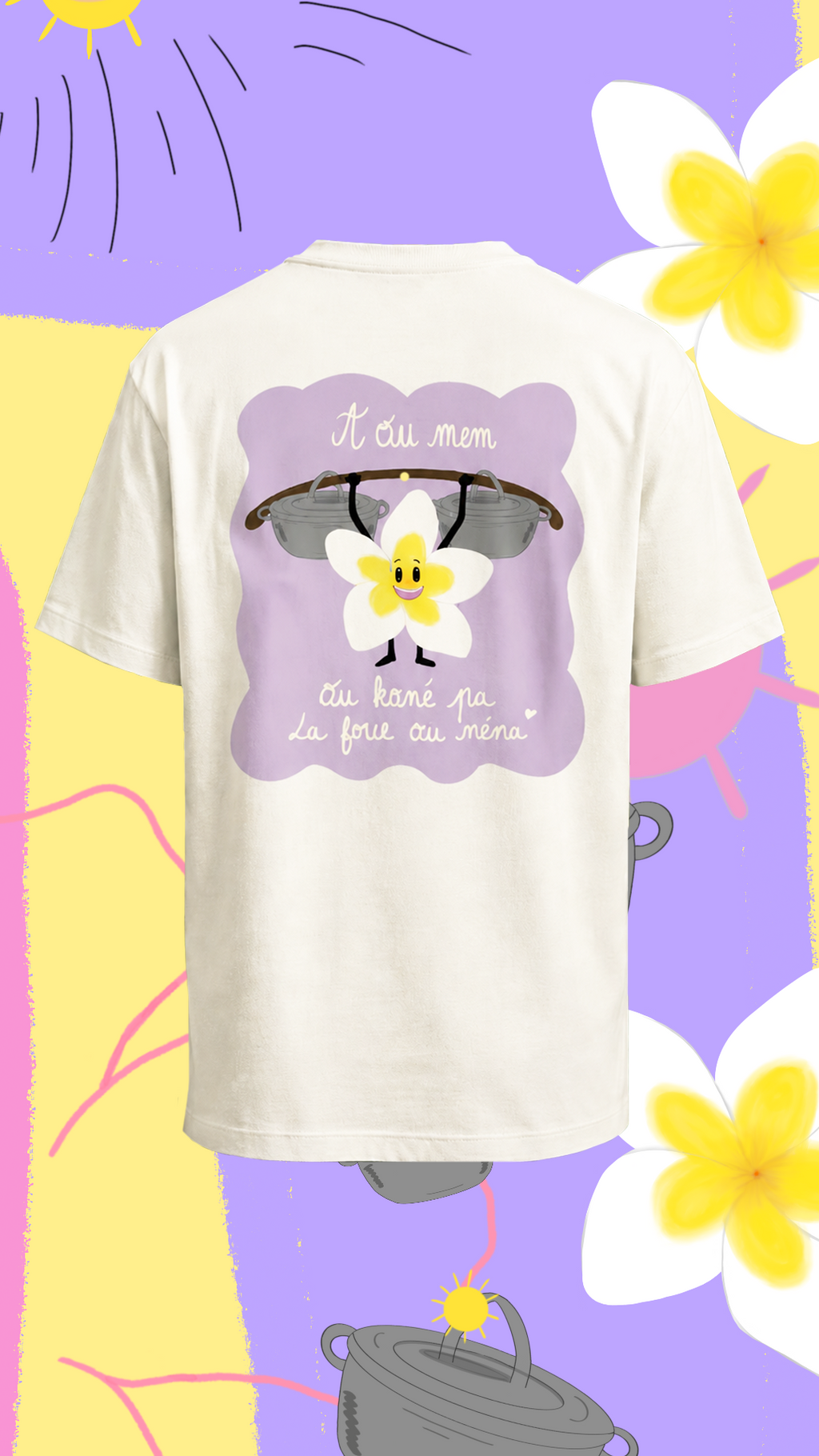 T-shirt Frangipanier — La force ou néna